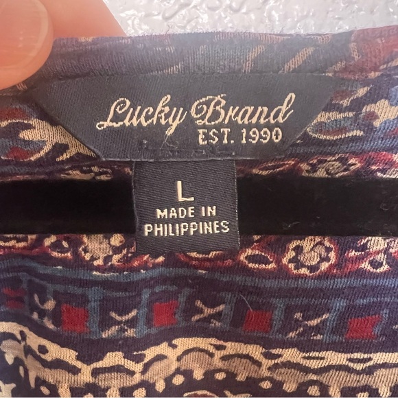 Lucky Brand Multicolor Floral Blouse - Picture 3 of 4